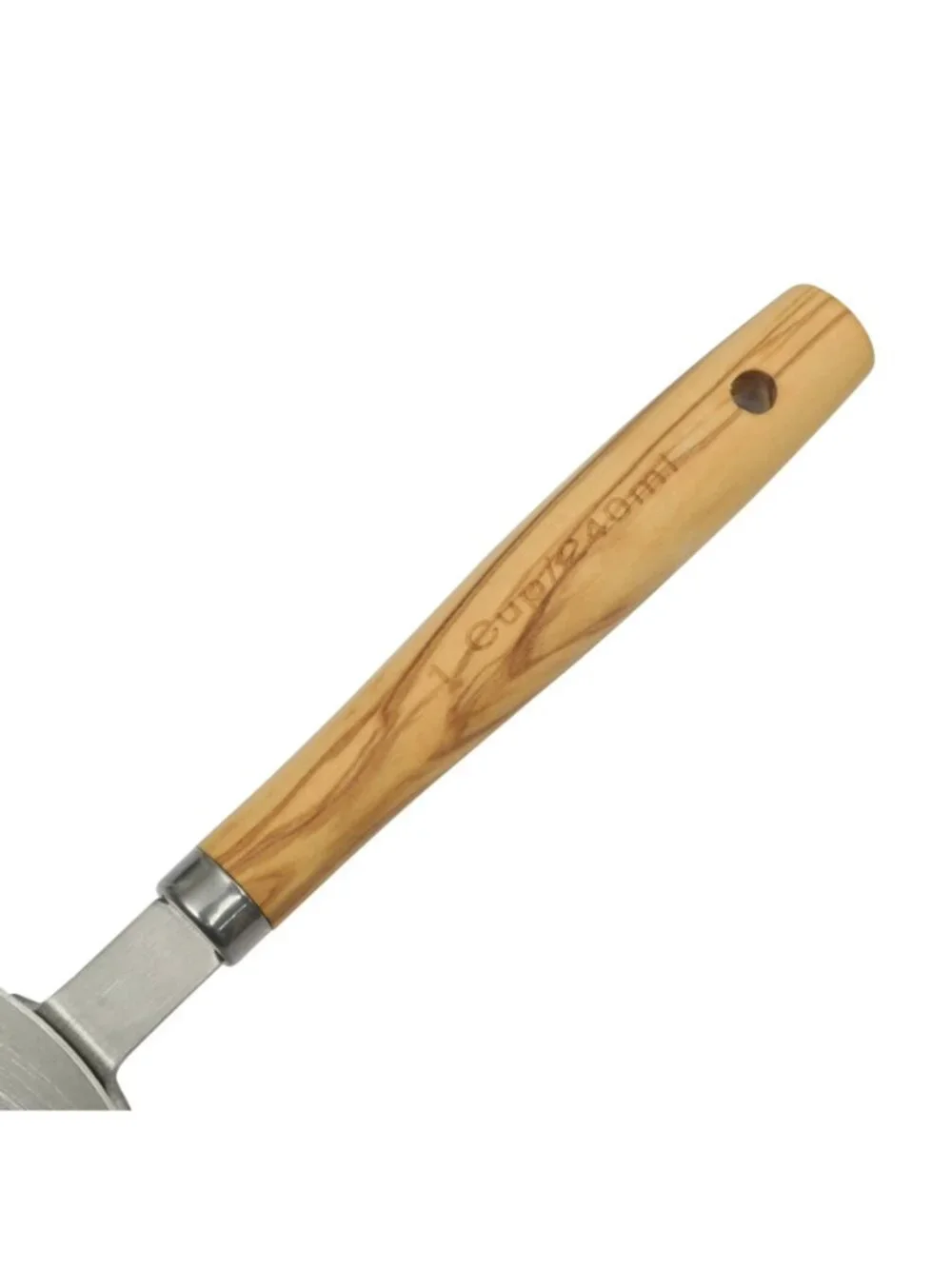 The Pioneer Woman Home Silver Olive Wood Stainless Steel Measuring Cups Set of 4